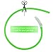 Akatie LED Dog Collar USB Rechargeable Glowing Pet Dog Collar Light for Night Safety Water Resistant Flashing Light Up Collars for Small Medium Large Dogs
