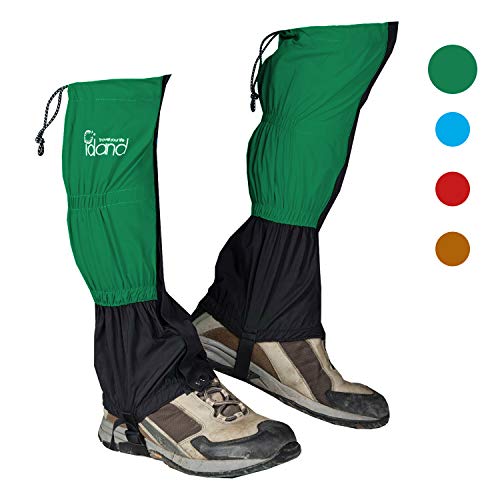 IDAND Waterproof Gaiters for Hiking Snow Gaiters Snow Leg Gaiters Snow Boot Gaiters Anti-Tear Oxford Fabric Outdoor Waterproof Snow Shoes for Outdoor Hiking Walking Hunting Climbing Mountain (L)