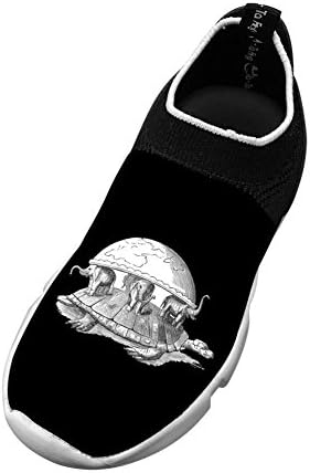 Owow Shoe Sports Shoes Hindu Earth Slip-On Fly Knit Lightweight For Children Breathable Printing Sneakers