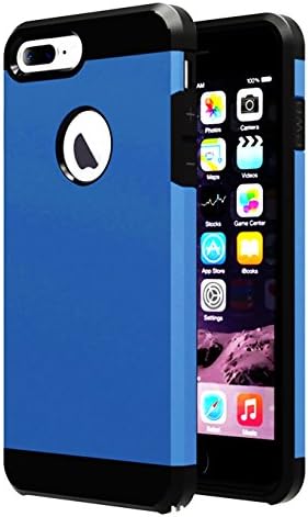 iPhone 7 plus Case,ibarbe HEAVY DUTY EXTREME Hybrid Silicone Rubber Plastic Protection Shock-Absorption Bumper Hard PC Anti-Scratch drops bumps shock Slim Fit Covers for Apple iPhone 7 plus (2016)