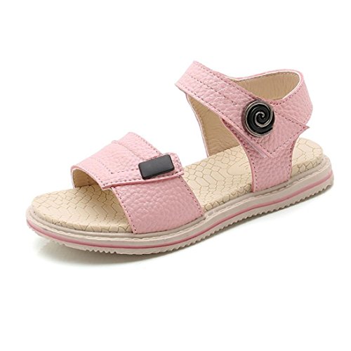 Click Here to See More Images NEARTIME â¤ï¸KId Sandals, 2018 Fashion Summer Children Infant Baby Girls Leather Suture Sandals Princess Casual Shoes (5.5-6T, Pink)