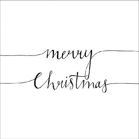 Bianco Natale Testo.Ambiente Salvietta Motivo Natale Nota Bianco Natale Bianco Merry Christmas Iscrizione 20 Tovaglioli Per Confezione 33x33 Cm Amazon It Casa E Cucina
