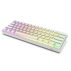 GK GAMAKAY MK61 RGB Pudding Keyboard, 61 Keys