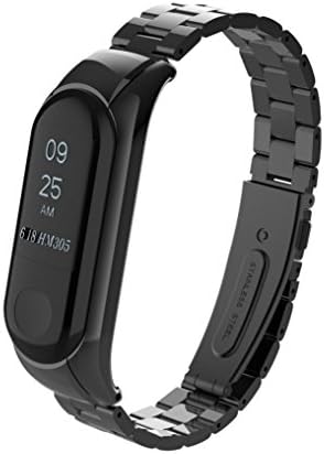 Unpara Fashion Stainless Steel Band For Xiaomi Mi Band 3 Luxury Wrist Strap Metal Wristband