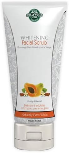 Pack of Three 	 Hollywood Style Whitening Exfoliating Facial Scrub - Professional Cleansing Formula