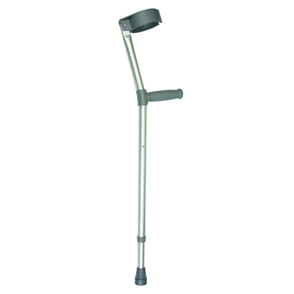 Days Ergonomic Handle Forearm Crutch – Permanent Use, Cut to Size Standard 103cm (40½") – Lightweight Aluminium Walking Aid – VAT Relief Eligible (UK)