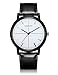 Mens Analog Quartz Watch,POTO Leather Band On Clearance Retro Alloy Dress Wrist Watch Gift Watches RY-363