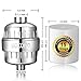 15-Stage Shower Filter with Replaceable Cartridge - Remove Chlorine, Heavy Metals, Softens Hard Water, Multi-stage Filtration, Tffectively Shield Impurities