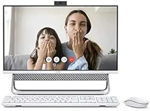 New_Dell Inspiron 5000 23.8 inch FHD Touch All-in-One Desktop Computer, Intel Core i7-10510U 16GB RAM, 512GB SSD, Ethernet, HDMI, WiFi Bluetooth, SD Card Reader, Webcam, Windows 10, Silver