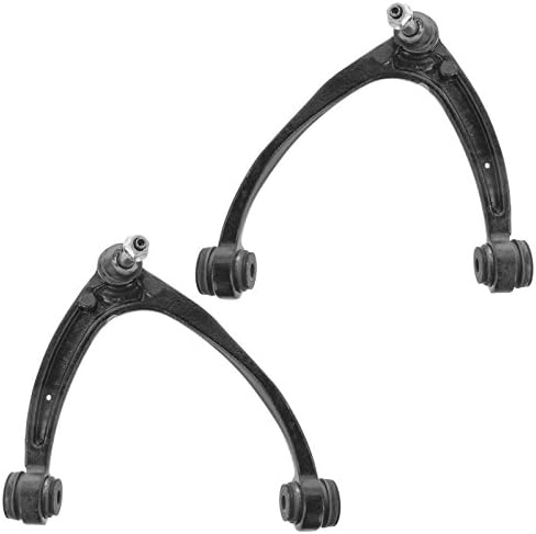 TRQ Front Upper Control Arm with Ball Joint Set Compatible with 07-14 Cadillac 07-16 Chevrolet GMC