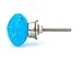 Turquoise Bubbles Glass Drawer Pull, Cabinet Pulls, Dresser Knobs - Pack of 12