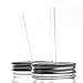 Set of 2 Shiny Stainless Steel Mason Jar Lids with Straws for Small Mouth Jars