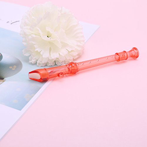 Kofun Plastic Flute, Plastic Musical Instrument Recorder Flute 6 Holes Colorful Children's Toys Gift Ideal Christmas Birthday Music Toy Gift for Kids