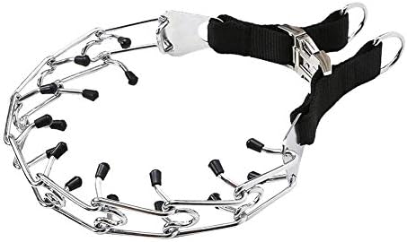 Training Dog Special Stimulation Chain Collar With Black Cover