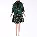 MagiDeal Trendy Doll Floral Sleeveless Dress & Coat + PU Leather Martin Boots for 12inch Takara Blythe Doll Clothes Dress Up Accessories