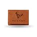 Rico Industries NFL Embossed Leather Trifold Wallet, Houston Texans, 3.25 x 4.25 inches