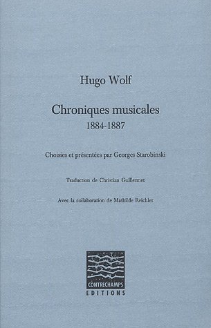 Chroniques musicales, 1884-1887