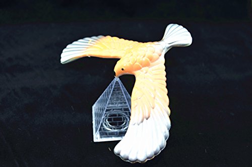 3 Pcs Cute Balancing Bird With Clear Triangle Stand (Colors May Vary) By C&H Solutions