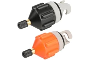 2pcs SUP Pump Adapter, Inflatable Stand Up Paddle Board Air Pump Adapter, Strong Sealing Air Valve for Kayak Board