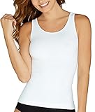 ASSETS Red Hot Label by SPANX Top Form Firm Control Tank, M, White