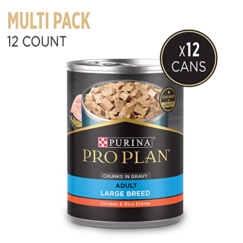 Purina Pro Plan Gravy Wet Dog Food for Large Dogs, Large Breed Chicken