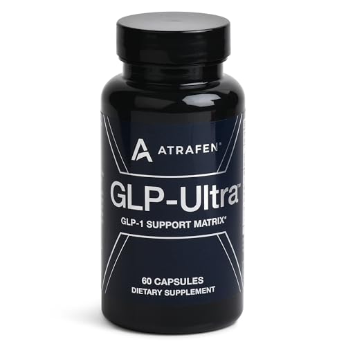 Atrafen GLP Ultra GLP-1 Activator Diet & Weight Loss Supplement Fat Burner, Appetite Suppressant & Metabolism Support Energy & Weight Management Formula for Women & Men GLP-1 Booster - 60 Capsules