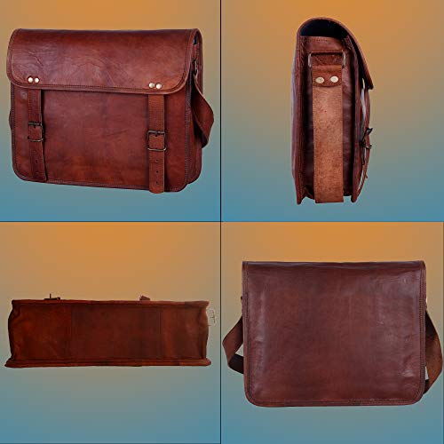 Rustic Town Handmade Leather Vintage Messenger Bag gift him her Bags