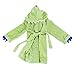 Izzy & Roo Green Dinosaur Hooded Bathrobe for Kids (3-6 Years)