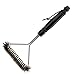 Parboo 3 Sided Stainless Steel Bristles - Ideal for Cleaning Char-Broil Porcelain and Infrared Barbecue Grills