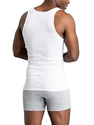 Fruit Of The Loom Mens Sleeveless Tank A-shirt, Tag
