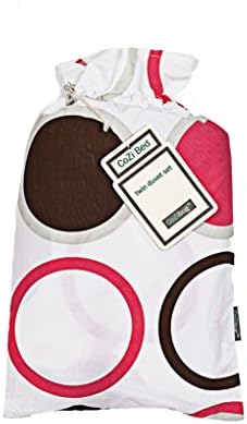 CoZibug Baby Cozi Twin Duvet Cover Set, Pink, Twin