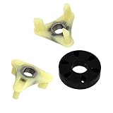 AUKO 285753A Washer Direct Drive Motor Coupler with Metal Reinforced Core Heavy Duty Replacement Compatible Whirlpool Kenmore KitchenAid Washing Machine Coupling Part