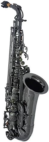 Schiller Premier Havana Alto Saxophone - Black Nickel with Totem Keys
