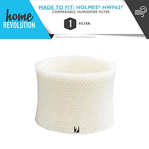 Holmes and Honeywell HM and HCM Wick Filter for Holmes HWF62, Comparable Humidifier Filter. A Home Revolution Brand Quality Aftermarket Replacement