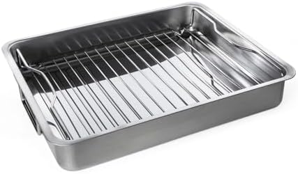 Ikea Ofenform Mit Rost, Edelstahl, Silber, 40 X 32 X cm