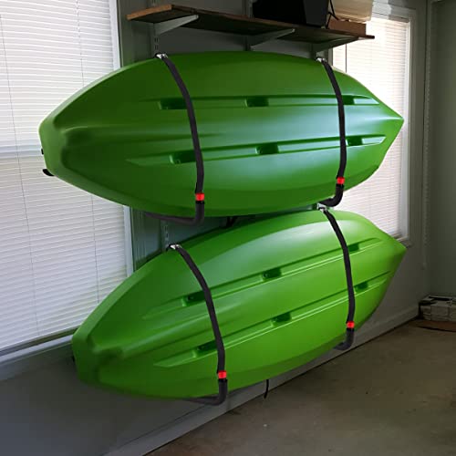 Surfboard Wall Mount Pack Hooks, 15Inch Garage Wall Mount Rack