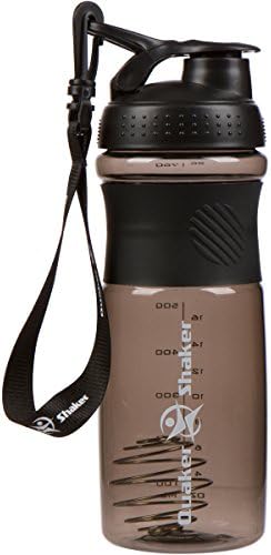 Quaker Shaker® 28 Ounce Protein Shaker Bottle/ Blender Bottle Cup/ Sports Water Bottle w/ Ball [ 100% Bpa/ Phthalate-free ] Smoothie Bottle w/ 1 Wrist strap