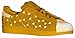 adidas Originals Men's Superstar Fashion Sneaker, Bold Gold/Bold Gold/Bold Gold, 10.5 M US