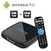 Android TV Box, YAGALA V3 Android 9.0 TV Box with RK3318 Quad Core 4GB RAM 32GB ROM Dual WiFi 2.4G/5G LAN Ethernet UHD 4K HDMI USB3.0