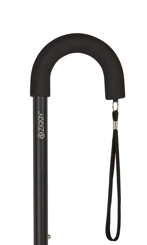 Charles Buyers - Ziggy Crook Adjustable Stick - Black - 57A