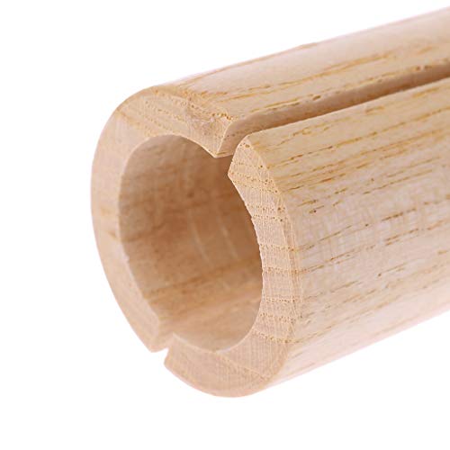 JAGENIE Wood Agogo Guiro Single Tone Block Drum Toy Percussion Beater Musical Instrument