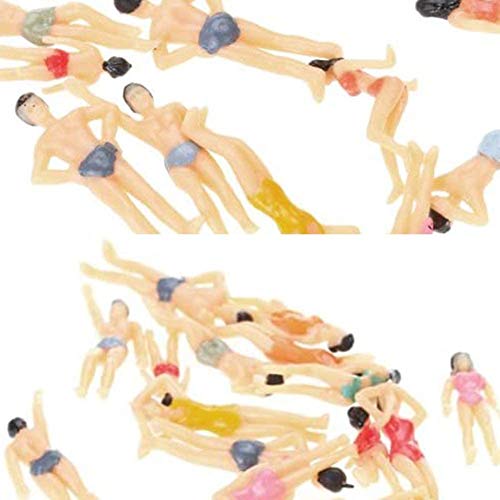 ZHIRCEKE 30pcs Architektonische Sandtisch Modell Material Mini künstliche Person Dekoration Figuren,Verschieden Sitzende… – Bild 4