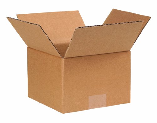 Aviditi 775 Corrugated Cardboard Box 7" L x 7" W x 5" H, Kraft, for Shipping, Packing and Moving (Pack of 25)