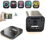 USB Hidden Camera WiFi HD1080p Remote View by DENT Products - 128 gb Capacity Spy Pet Nanny Cam