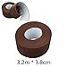 Caulk Strip for Bathtub Bathroom Pack of 2 Caulk Tape Self Adhesive PVC Waterproof Sealing Tape Edge Protector for Kitchen Countertop, Sink, Bathturb, Toilet, Gas Stove and Wall Corner, Dark Coffee
