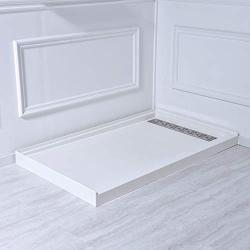 Woodbridge SBR48321000R Solid Surface Shower Base with Recessed Trench