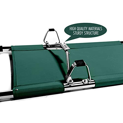 3 Folding+Stretcher+Aluminum+Portable+Transport
