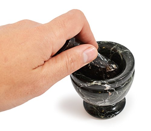 Mini Black Marble Pestle & Mortar