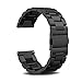 Huawei Watch 2 Sports Band, CBIN 20mm Solid Stainless Steel Metal Business Replacement Bracelet Strap for Huawei Watch 2 Sports Model Smartwatch (Metal Black)