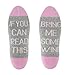Women's If You Can Read This Funny Sayings Novelty Socks for Wine Lovers